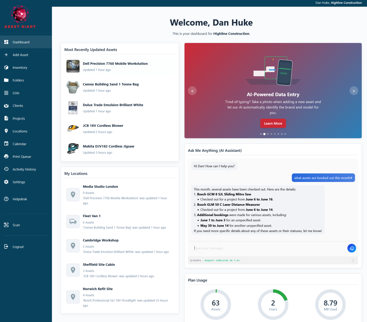 Dashboard Overview
