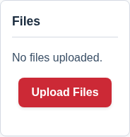 Screenshot of the Files card showing a list of uploaded documents, like a PDF manual and a JPG receipt.